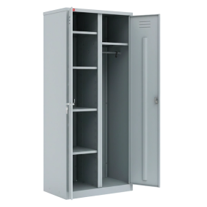 двухсекционный металлический шкаф шрм-22у фото