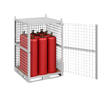 клеть для 9 пропановых баллонов кдр-05 фото