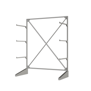 стеллаж sortex односторонний одинарный фото