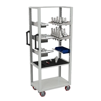 тележка для инструмента к станкам с чпу car-tool tv-1.2 (открытая) фото