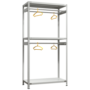 стеллаж sfc 2000х1000х500 3 полки 2 штанги фото