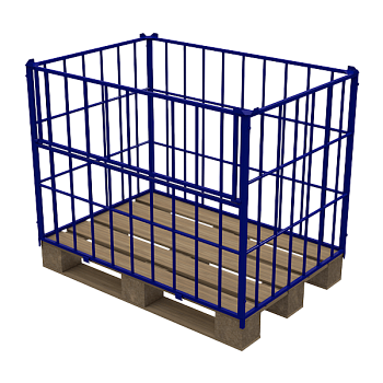 ограждение для европоддона решетчатое опк 1 фото