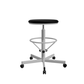 табурет с усиленной опорой для ног т03/к черный фото