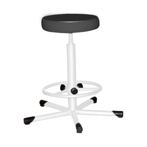 винтовой медицинский табурет с опорой для ног фото