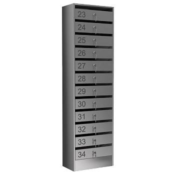 почтовый ящик 12-секционный серия эталон премиум фото