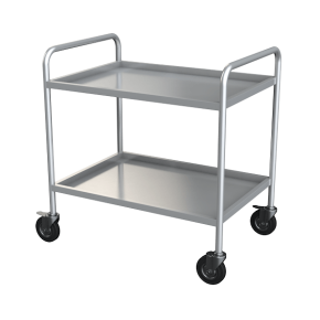 тележка сервировочная разборная из нержавейки 900x850x530 фото