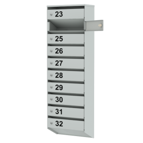 Почтовые ящики серии Базис Лайт на 10 ячеек 