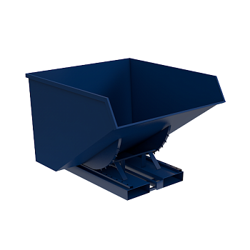 контейнер металлический (опрокидывающийся) 1065x1390x1445 фото