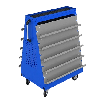 тележка car-tool xs №2 для инструмента к станкам 1207x834x613 фото