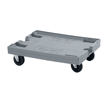 транспортная тележка maxi с резиновыми колесиками 620x820 фото