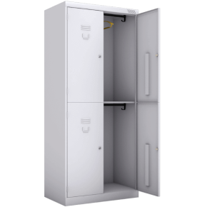 гардеробный шкаф четырехсекционный для раздевалок фото