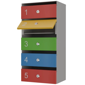 почтовый ящик 5-секционный серия ультра смарт фото