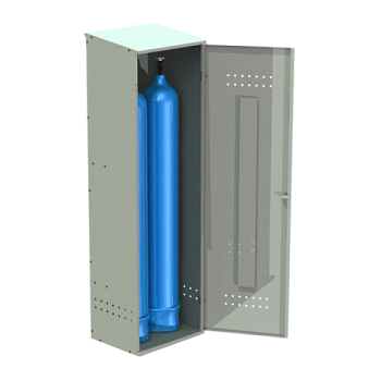 шкаф металлический для 2 кислородных баллонов фото