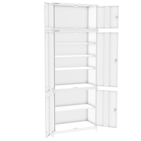 шкаф медицинский двустворчатый шмм-2 с антресолью и мастер-системой фото