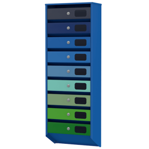 почтовый ящик на 9 квартир серия базис элит фото