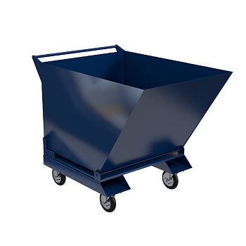 контейнер металлический (опрокидывающийся) 970x800x1200 фото