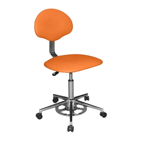 кресло с ножным подъемом кр12 (обивка) оранжевое фото