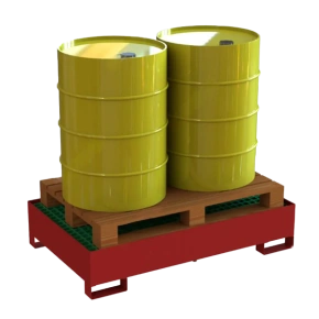 поддон для хранения 2 бочек 282x1350x840 композитный настил фото