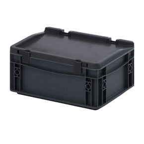 евроконтейнер esd с крышкой на шарнире 135x200x300 фото