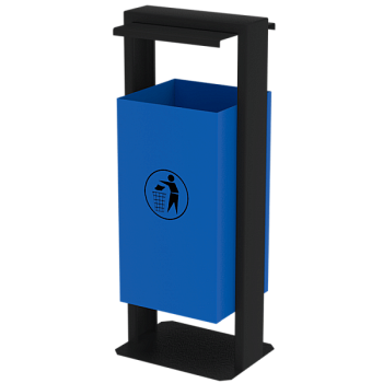 урна опрокидывающаяся напольная уон-3 фото