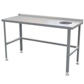 стол для отходов из нержавеющей стали 870x1500x600 фото