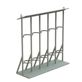 стойка для газовых баллонов (кислород) с крышей фото