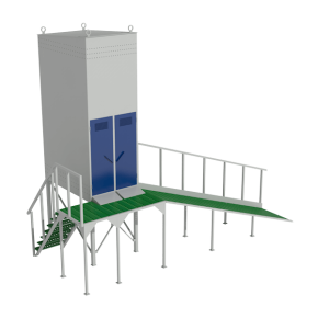 склад для 10 баллонов с кислородом фото