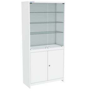 медицинский двухстворчатый шкаф шмс-2 фото