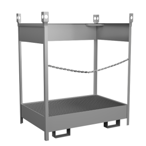 поддон для 2 бочек штабелируемый открытый фото