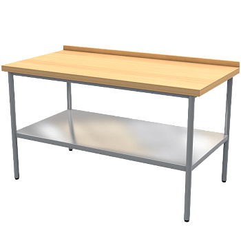 стол кондитерский из нержавеющей стали 870x1500x800 фото