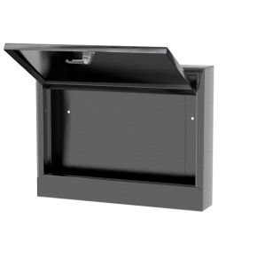 почтовый ящик из нержавеющей стали серии слим 1x1 фото