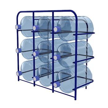 стеллаж для бутылей для хранения воды свд-9 фото