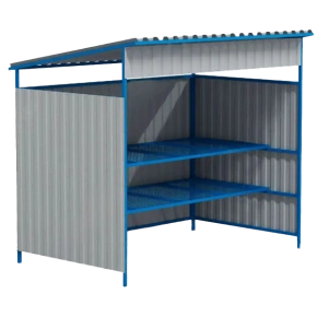 контейнерная площадка для ртутных ламп 2330x2600x1580 фото