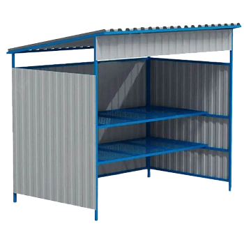 контейнерная площадка для ртутных ламп 2330x2600x1580 фото