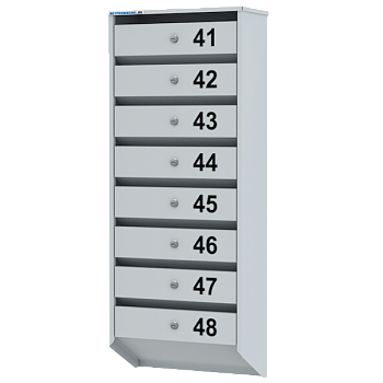 почтовый ящик на 8 ячеек базис фото