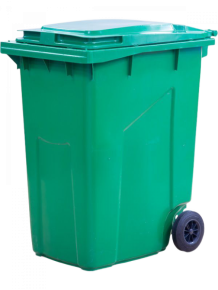 контейнер мусорный пластиковый 360 литров фото