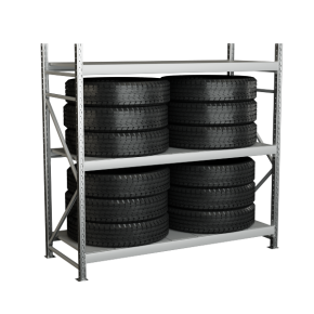 стеллаж для хранения грузовых колес и шин горизонтально 2002x2116x850 фото