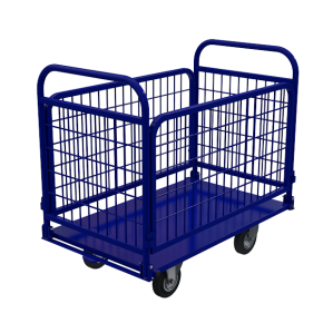 тележка со складной ручкой и сетчатыми бортами тсрс 1 фото