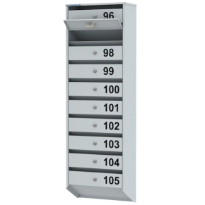 почтовый ящик на 10 ячеек базис фото