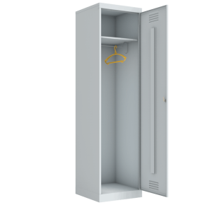 гардеробный шкаф одностворчатый сварной фото