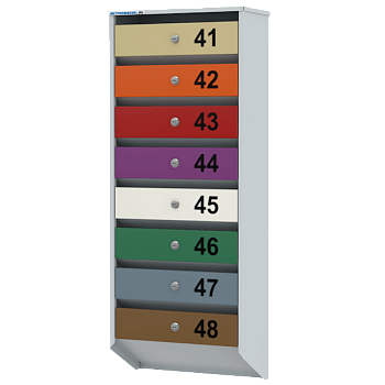 почтовый ящик восьмисекционный серия базис плюс фото