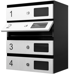 почтовый ящик 4-секционный серия ультра фото