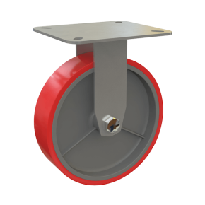 колесо большегрузное неповоротное (полиуретан) 200 мм фото