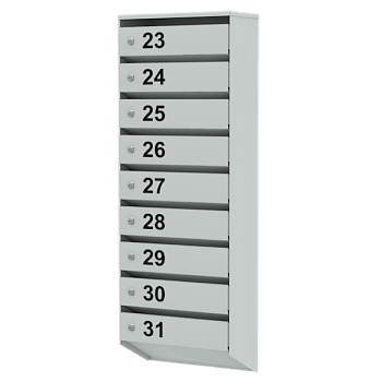 ящик почтовый на 9 квартир базис лайт фото