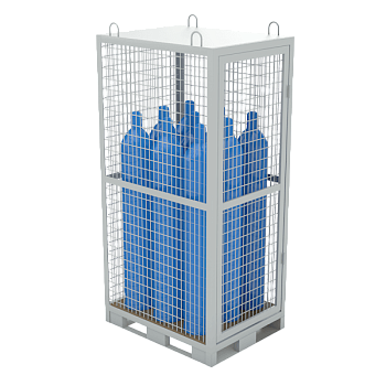 клеть для 9 кислородных баллонов фото