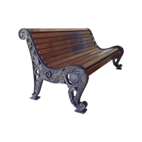 скамейка чугунная фото