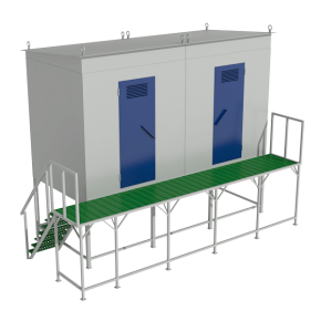 хранилище для 50 кислородных баллонов на подставке фото