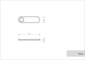 язычок для замка прямой фото