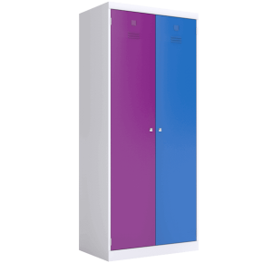 металлический цветной шкаф для одежды фото