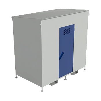 хранилище для 12 баллонов с пропаном 03 фото